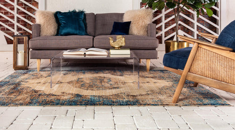 Beige 4' 1 x 6' 1 Dorchester Rectangle Area Rug 100% Polypropylene With Cotton Foundation Carpet for Living, Dining, Office, Bedrooms for Sale at Rug Engine