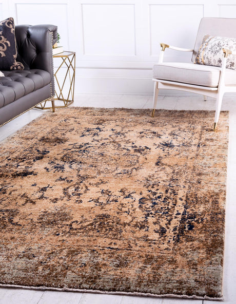 Tan 5' 1 x 8' Dorchester Rectangle Area Rug 100% Polypropylene With Cotton Foundation Carpet for Living, Dining, Office, Bedrooms for Sale at Rug Engine