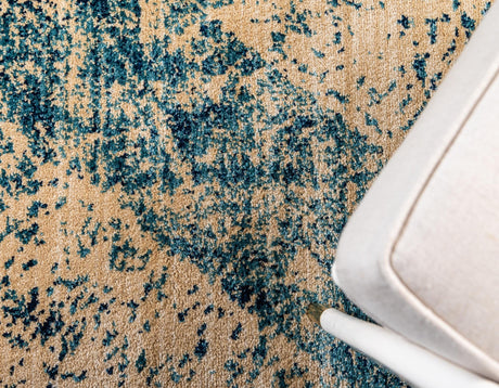 Blue 4' x 6' Dorchester Rectangle Area Rug 100% Polypropylene With Cotton Foundation Carpet for Living, Dining, Office, Bedrooms for Sale at Rug Engine