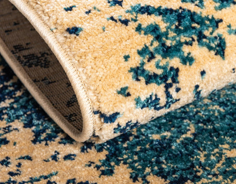 Blue 4' x 6' Dorchester Rectangle Area Rug 100% Polypropylene With Cotton Foundation Carpet for Living, Dining, Office, Bedrooms for Sale at Rug Engine