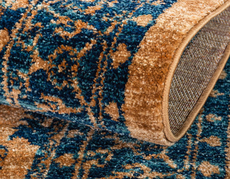 Orange 8' x 8' Dorchester Round Area Rug 100% Polypropylene With Cotton Foundation Carpet for Living, Dining, Office, Bedrooms for Sale at Rug Engine