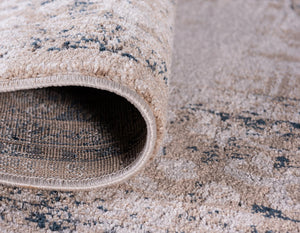 Beige and Blue 2' 2 x 3' 1 Leila Rectangle Area Rug 85% Polypropylene & 15% Polyester Durable Traditional Carpet for Kitchens, Bedrooms, Living Rooms, Office for Sale at Rug Engine