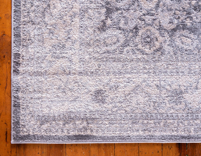 Gray 5' 3 x 8' Leila Rectangle Area Rug 85% Polypropylene & 15% Polyester Durable Traditional Carpet for Kitchens, Bedrooms, Living Rooms, Office for Sale at Rug Engine