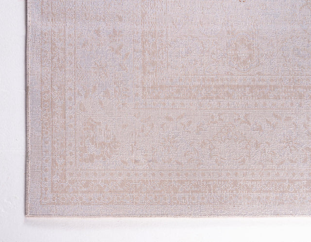 Cream 3' 3 x 5' 3 Leila Rectangle Area Rug 85% Polypropylene & 15% Polyester Durable Traditional Carpet for Kitchens, Bedrooms, Living Rooms, Office for Sale at Rug Engine