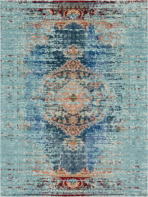 Turquoise 9' 10 x 13' 1 Vita Rectangle Area Rug