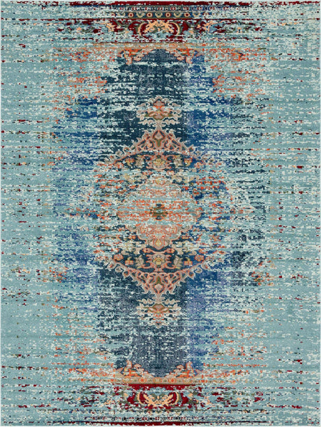 Turquoise 9' 10 x 13' 1 Vita Rectangle Area Rug