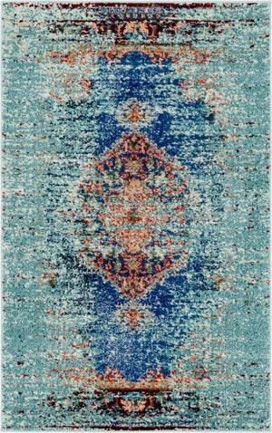 Turquoise 3' 3 x 5' 3 Vita Rectangle Area Rug