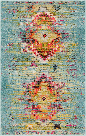 Turquoise 3' 3 x 5' 3 Vita Rectangle Area Rug