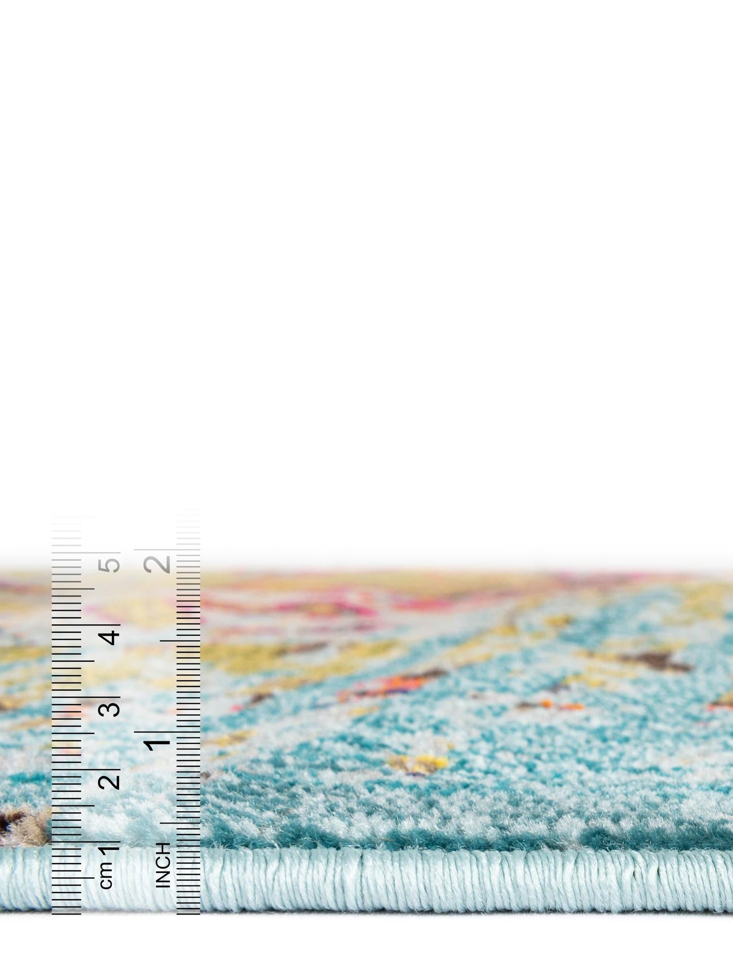 Turquoise 8' x 8' Vita Square Area Rug