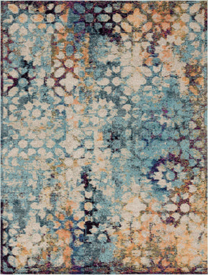 Blue 9' 10 x 13' 1 Vita Rectangle Area Rug