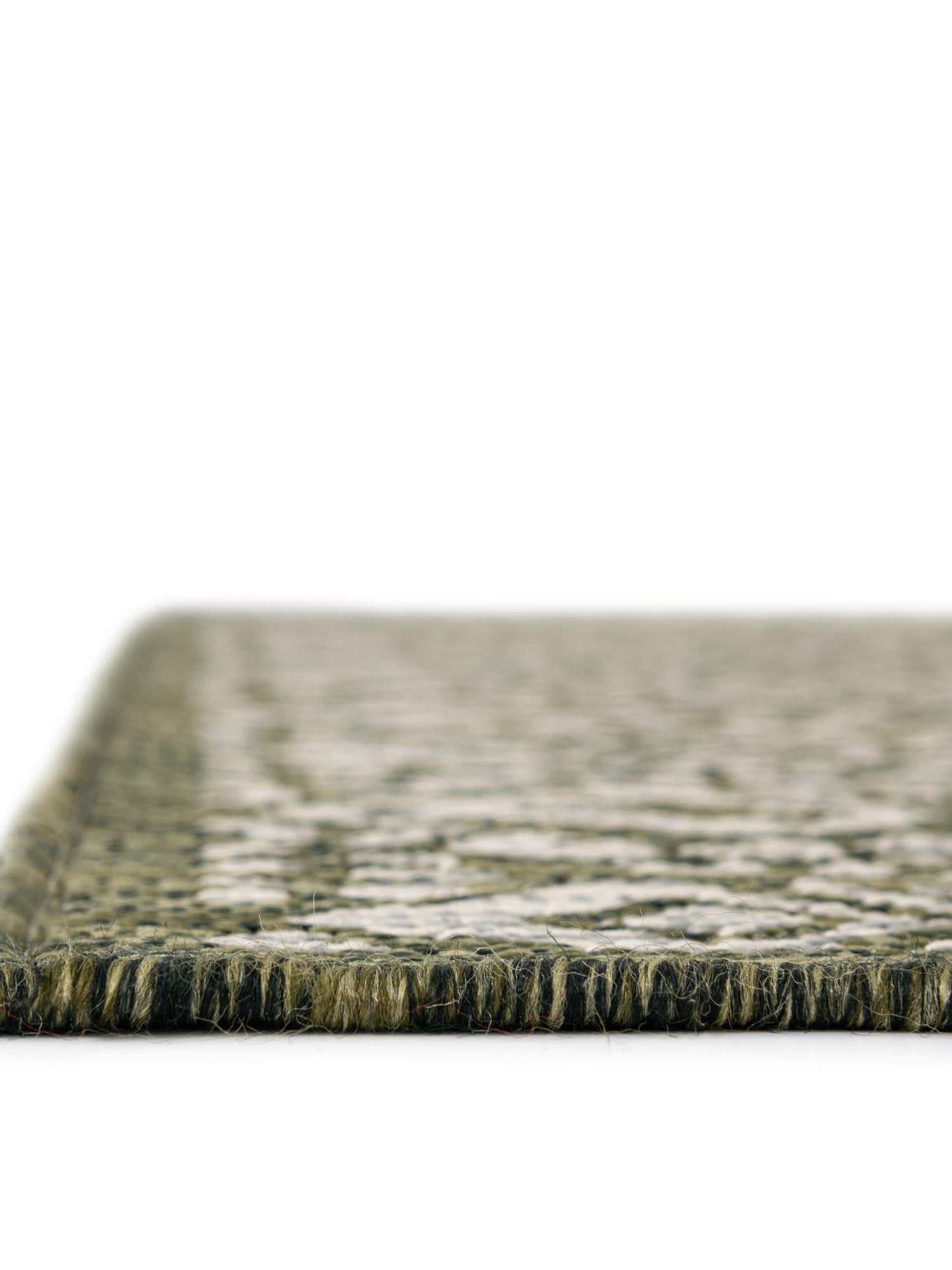 Green 10' x 13' 1 Outdoor Border Rectangle Area Rug Weather Resistant for Patio, Deck, Terrace, Balcony, Porch 100% Polypropylene Classic Bordered Carpet for Sale at Rug Engine