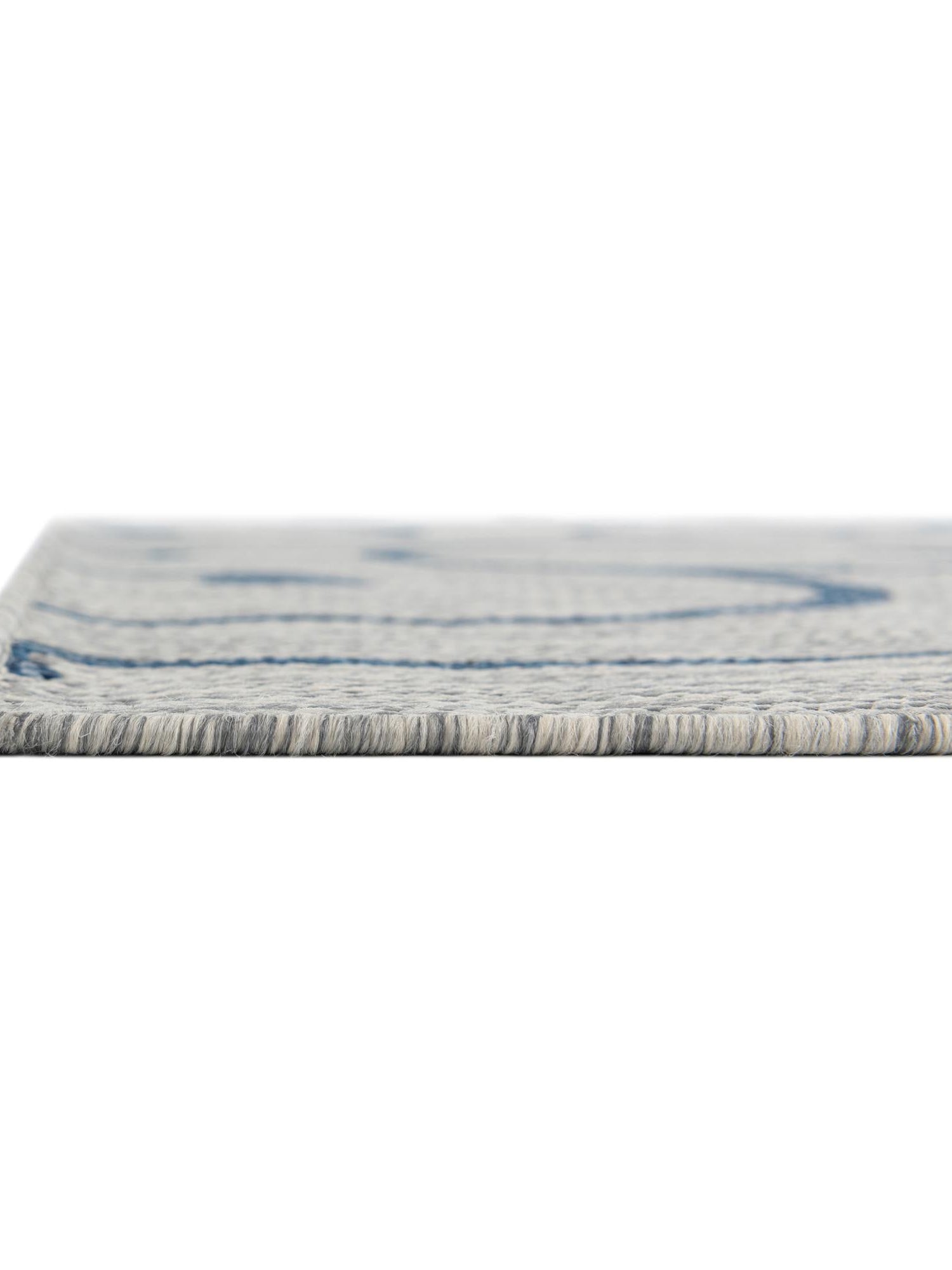 Gray 6' 1 x 9' Outdoor Botanical Rectangle Area Rug Weather Resistant for Patio, Deck, Terrace, Balcony, Porch Polypropylene Garden Floral Tropical Carpet for Sale at Rug Engine