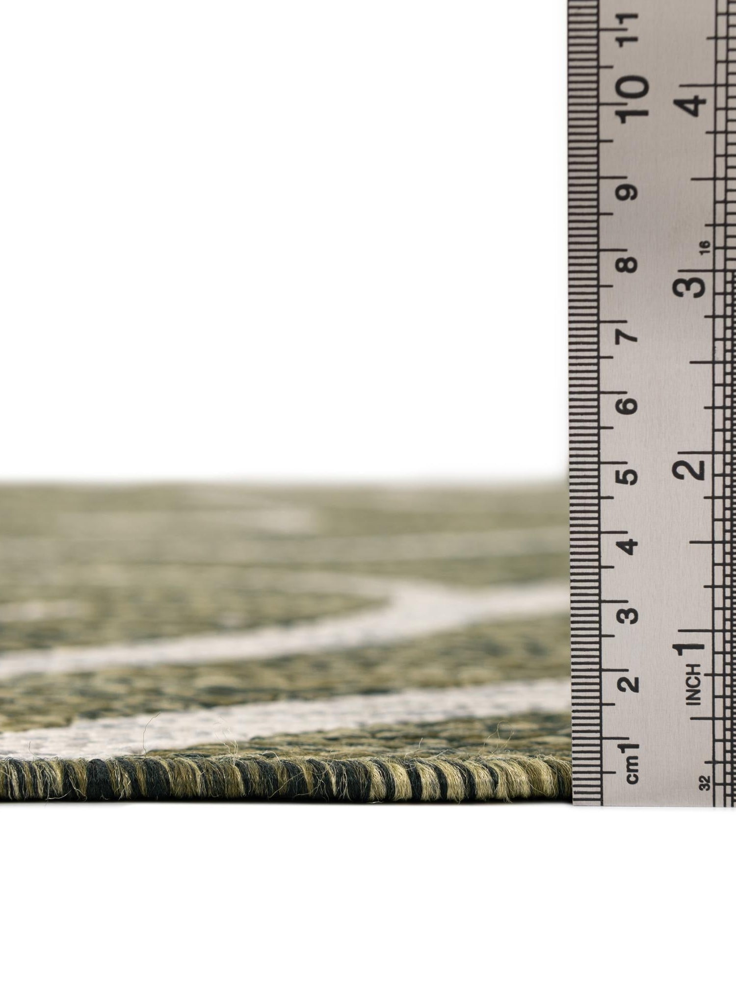 Green 7' 1 x 10' Outdoor Botanical Rectangle Area Rug Weather Resistant for Patio, Deck, Terrace, Balcony, Porch Polypropylene Garden Floral Tropical Carpet for Sale at Rug Engine