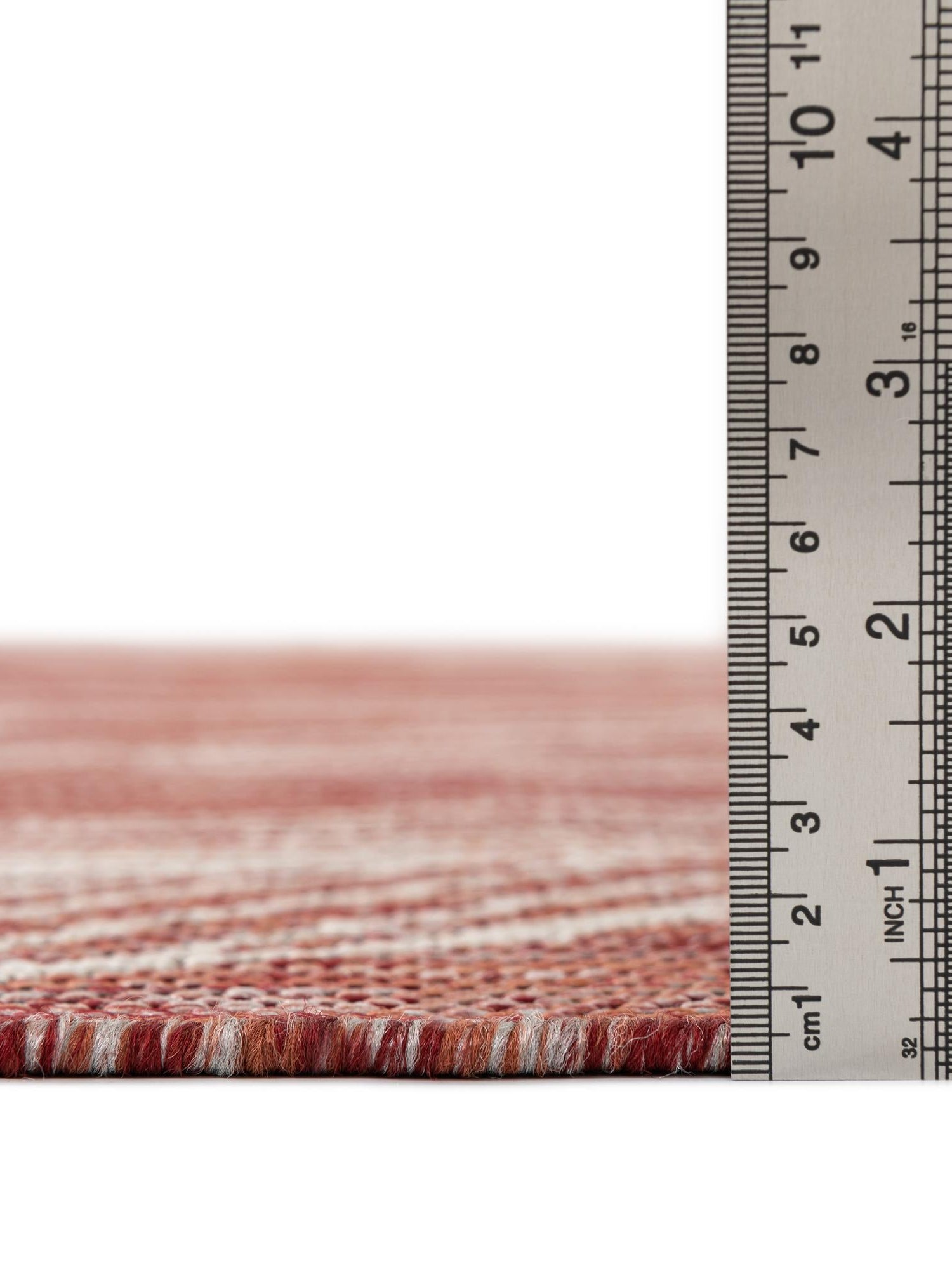 Rust Red 9' x 12' Outdoor Botanical Rectangle Area Rug Weather Resistant for Patio, Deck, Terrace, Balcony, Porch Polypropylene Garden Floral Tropical Carpet for Sale at Rug Engine