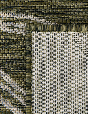 Green 3' 1 x 5' 3 Outdoor Botanical Rectangle Rug
