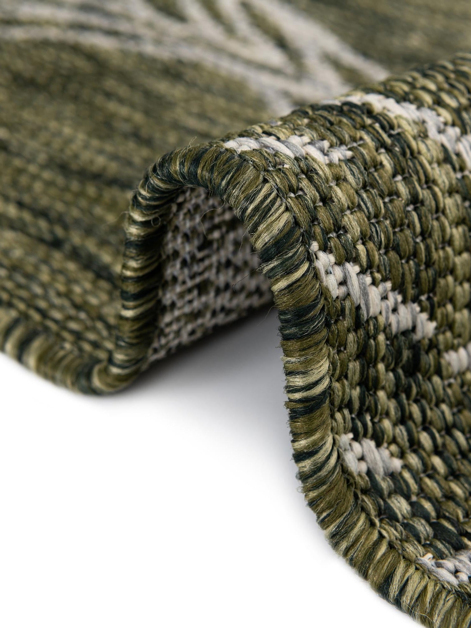 Green 7' 10 x 10' Outdoor Botanical Rectangle Area Rug Weather Resistant for Patio, Deck, Terrace, Balcony, Porch Polypropylene Garden Floral Tropical Carpet for Sale at Rug Engine