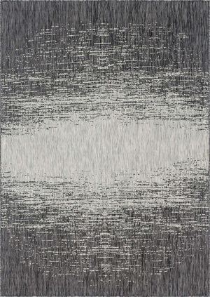 Charcoal Gray 7' 10 x 11' Outdoor Modern Rectangle Area Rug Weather Resistant for Patio, Deck, Terrace, Balcony, Porch 100% Polypropylene Modern Outside Carpet for Sale at Rug Engine