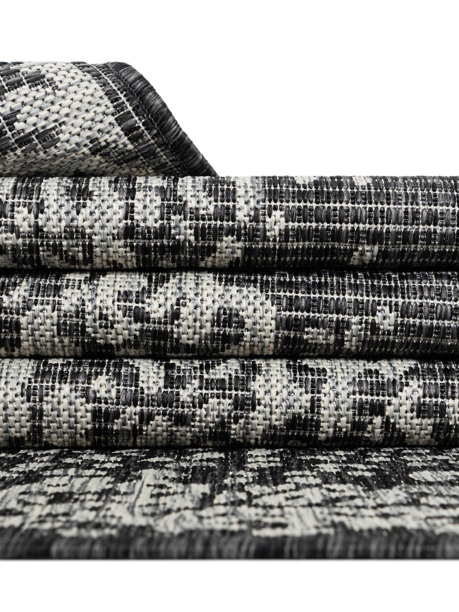 Charcoal Gray 10' x 13' 1 Outdoor Traditional Rectangle Area Rug Weather Resistant for Patio, Deck, Terrace, Balcony, Porch Classical Design Outside Carpet for Sale at Rug Engine