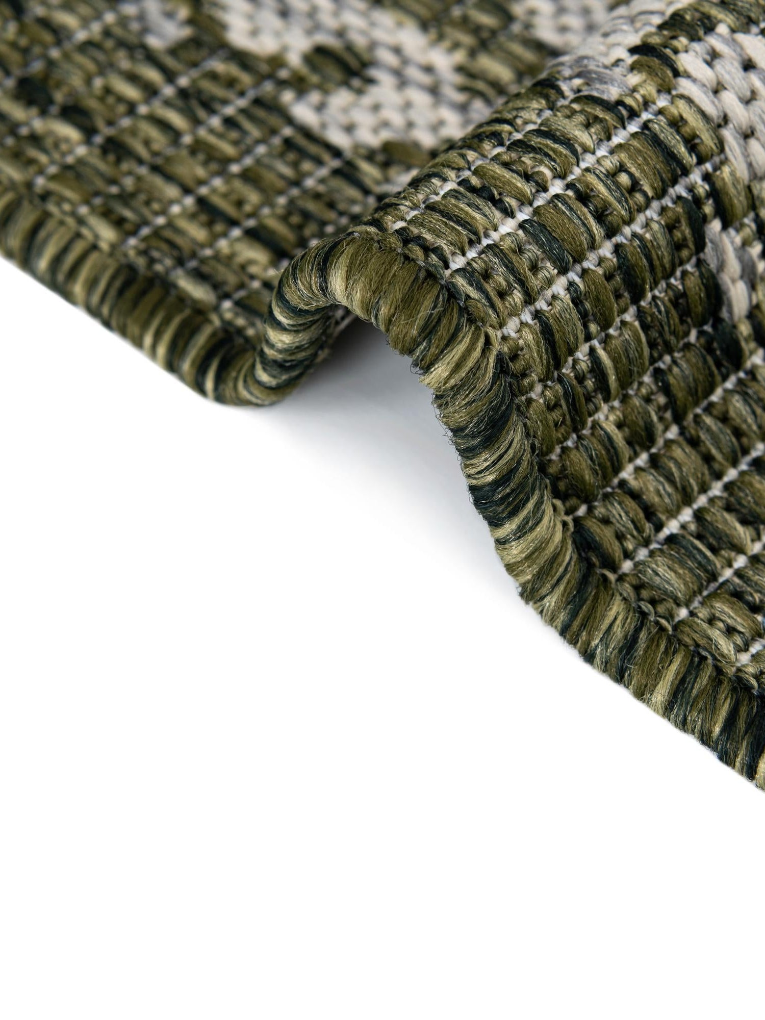 Green 10' x 14' 1 Outdoor Traditional Rectangle Area Rug Weather Resistant for Patio, Deck, Terrace, Balcony, Porch Classical Design Outside Carpet for Sale at Rug Engine