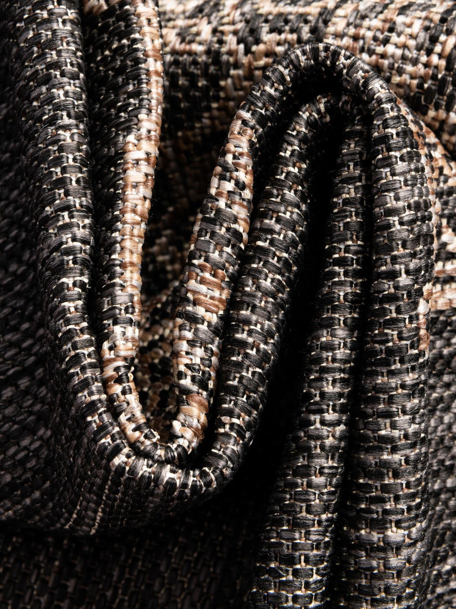 Charcoal Gray 4' 1 x 6' 1 Outdoor Traditional Rectangle Area Rug Weather Resistant for Patio, Deck, Terrace, Balcony, Porch Classical Design Outside Carpet for Sale at Rug Engine