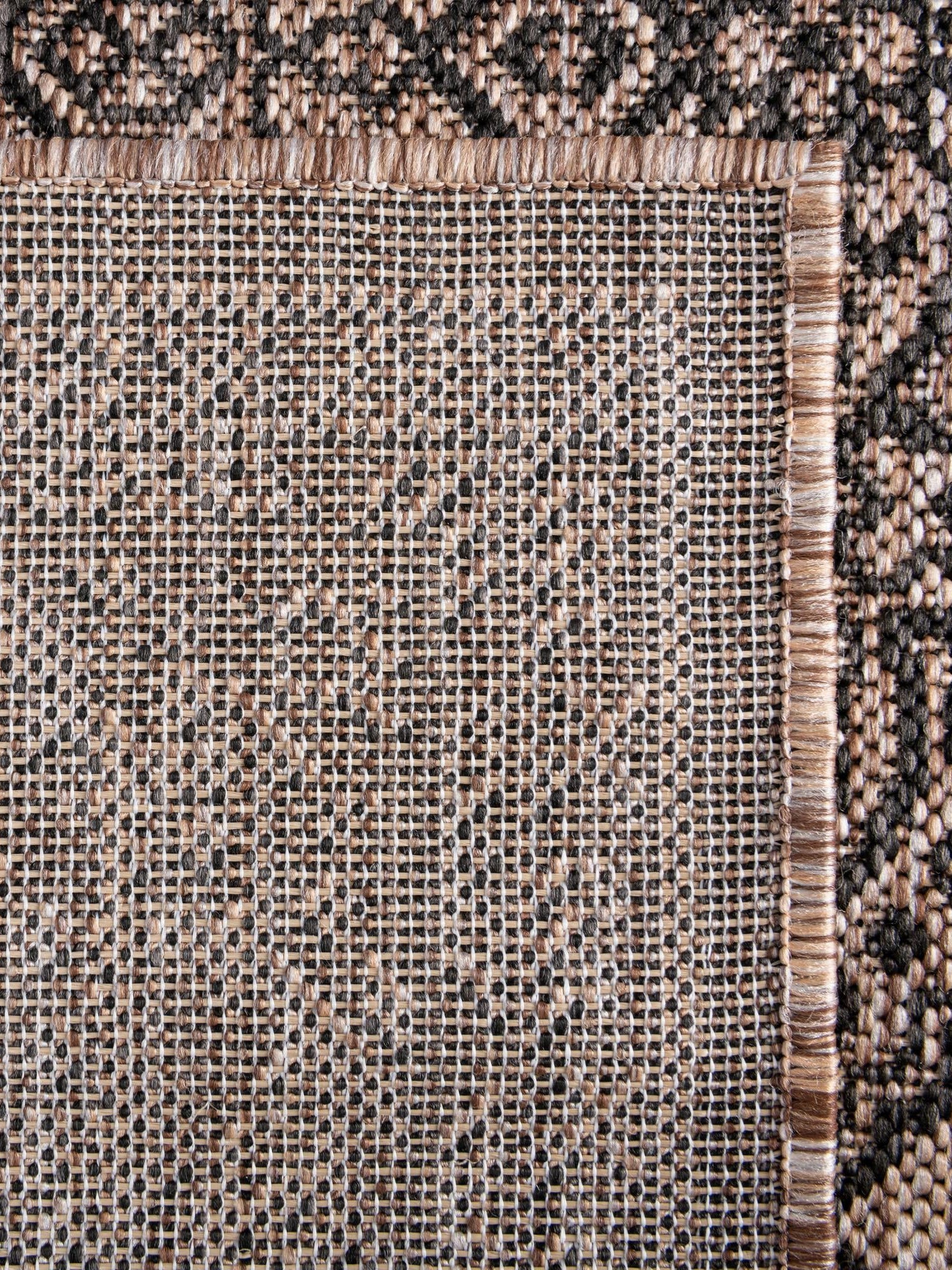 Beige 5' 3 x 8' Outdoor Traditional Rectangle Area Rug Weather Resistant for Patio, Deck, Terrace, Balcony, Porch Classical Design Outside Carpet for Sale at Rug Engine
