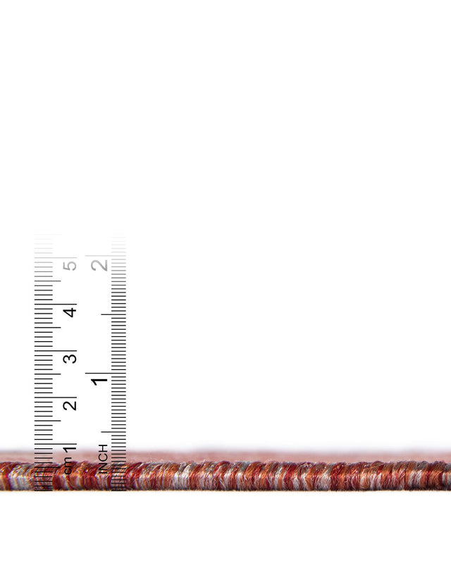 Rust Red 4' 1 x 4' 1 Outdoor Traditional Round Area Rug Weather Resistant for Patio, Deck, Terrace, Balcony, Porch