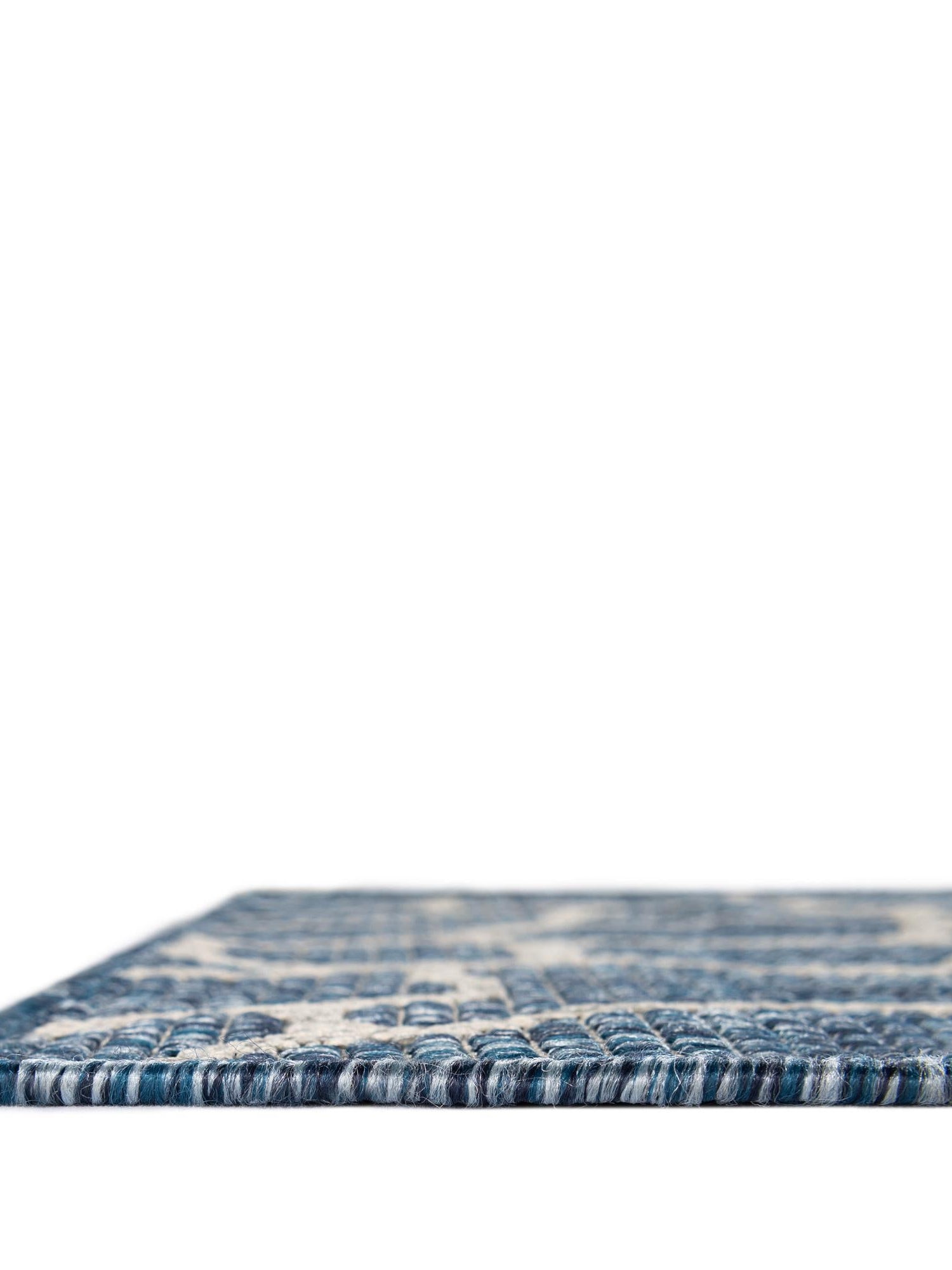 Blue 5' 3 x 8' Outdoor Safari Rectangle Area Rug Weather Resistant for Patio, Deck, Terrace, Balcony, Porch Animal Print Wildlife Nature Carpet for Sale at Rug Engine