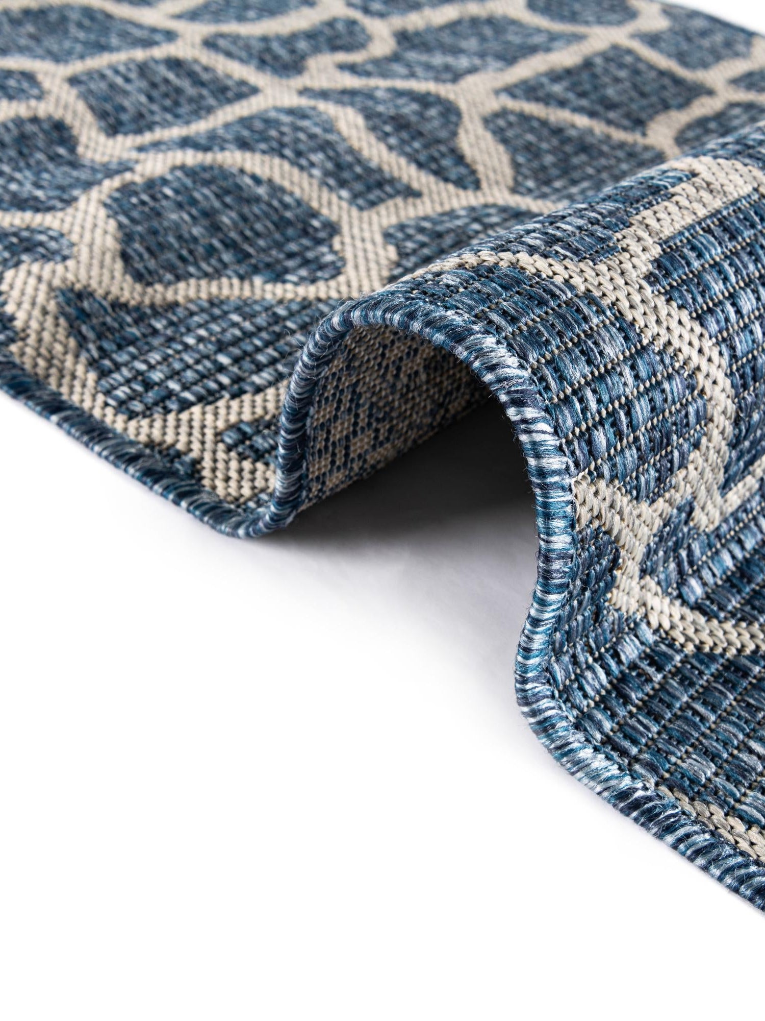 Blue 7' 10 x 11' Outdoor Safari Rectangle Area Rug Weather Resistant for Patio, Deck, Terrace, Balcony, Porch Animal Print Wildlife Nature Carpet for Sale at Rug Engine