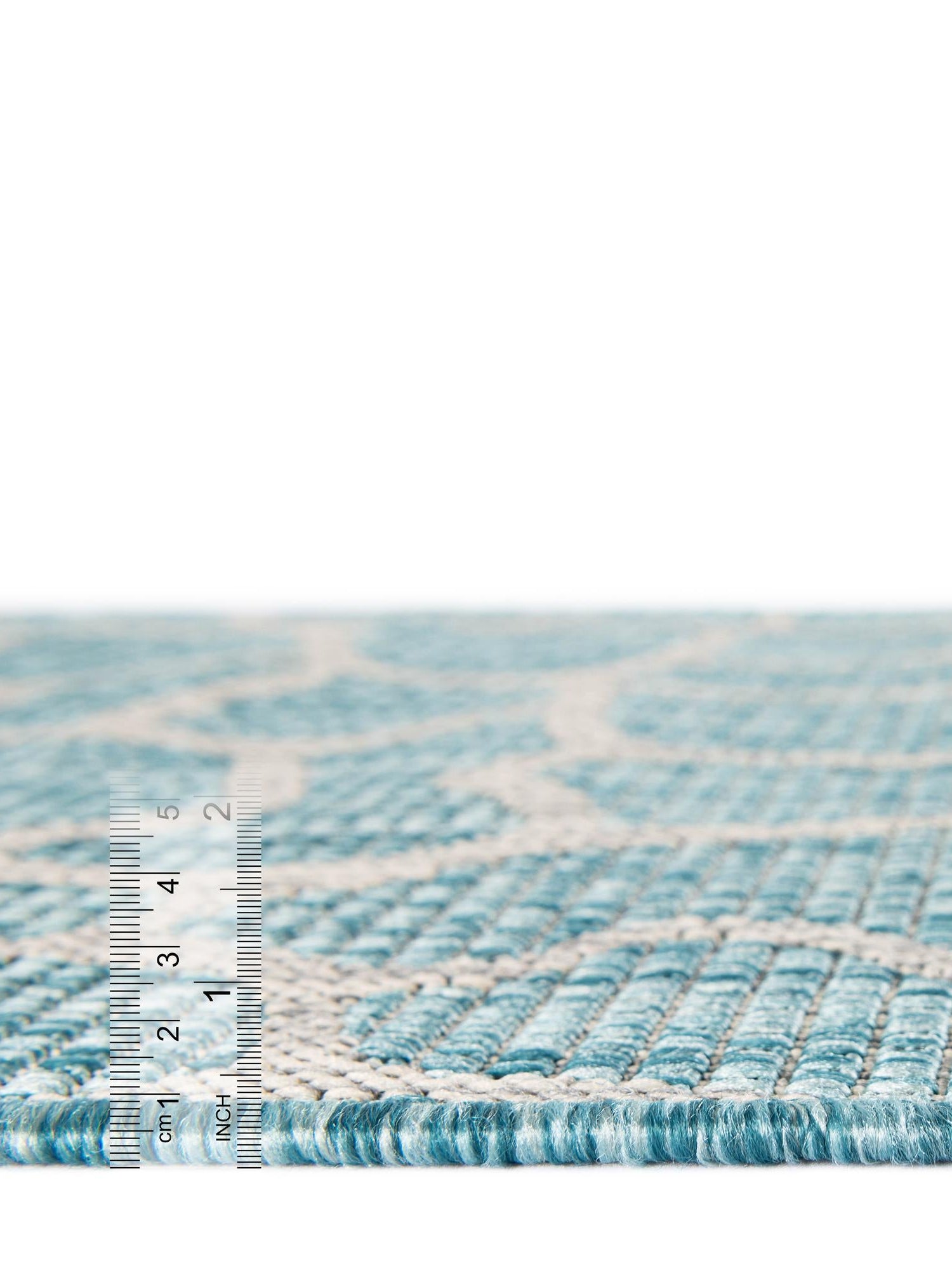 Light Aqua 7' 10 x 11' Outdoor Safari Rectangle Area Rug Weather Resistant for Patio, Deck, Terrace, Balcony, Porch Animal Print Wildlife Nature Carpet for Sale at Rug Engine
