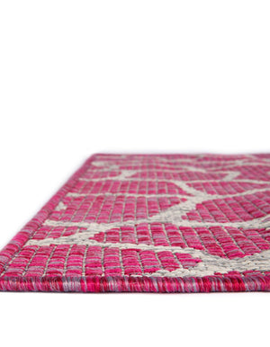 Magenta 7' 1 x 10' Outdoor Safari Rectangle Area Rug Weather Resistant for Patio, Deck, Terrace, Balcony, Porch Animal Print Wildlife Nature Carpet for Sale at Rug Engine
