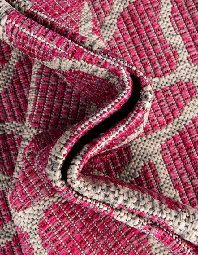 Magenta 5' 3 x 8' Outdoor Safari Rectangle Area Rug Weather Resistant for Patio, Deck, Terrace, Balcony, Porch Animal Print Wildlife Nature Carpet for Sale at Rug Engine