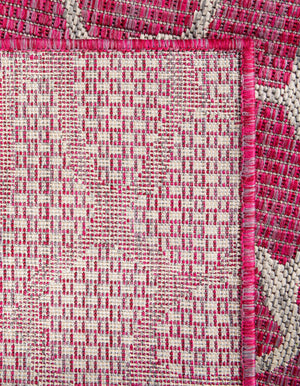 Magenta 6' 1 x 9' Outdoor Safari Rectangle Area Rug Weather Resistant for Patio, Deck, Terrace, Balcony, Porch Animal Print Wildlife Nature Carpet for Sale at Rug Engine