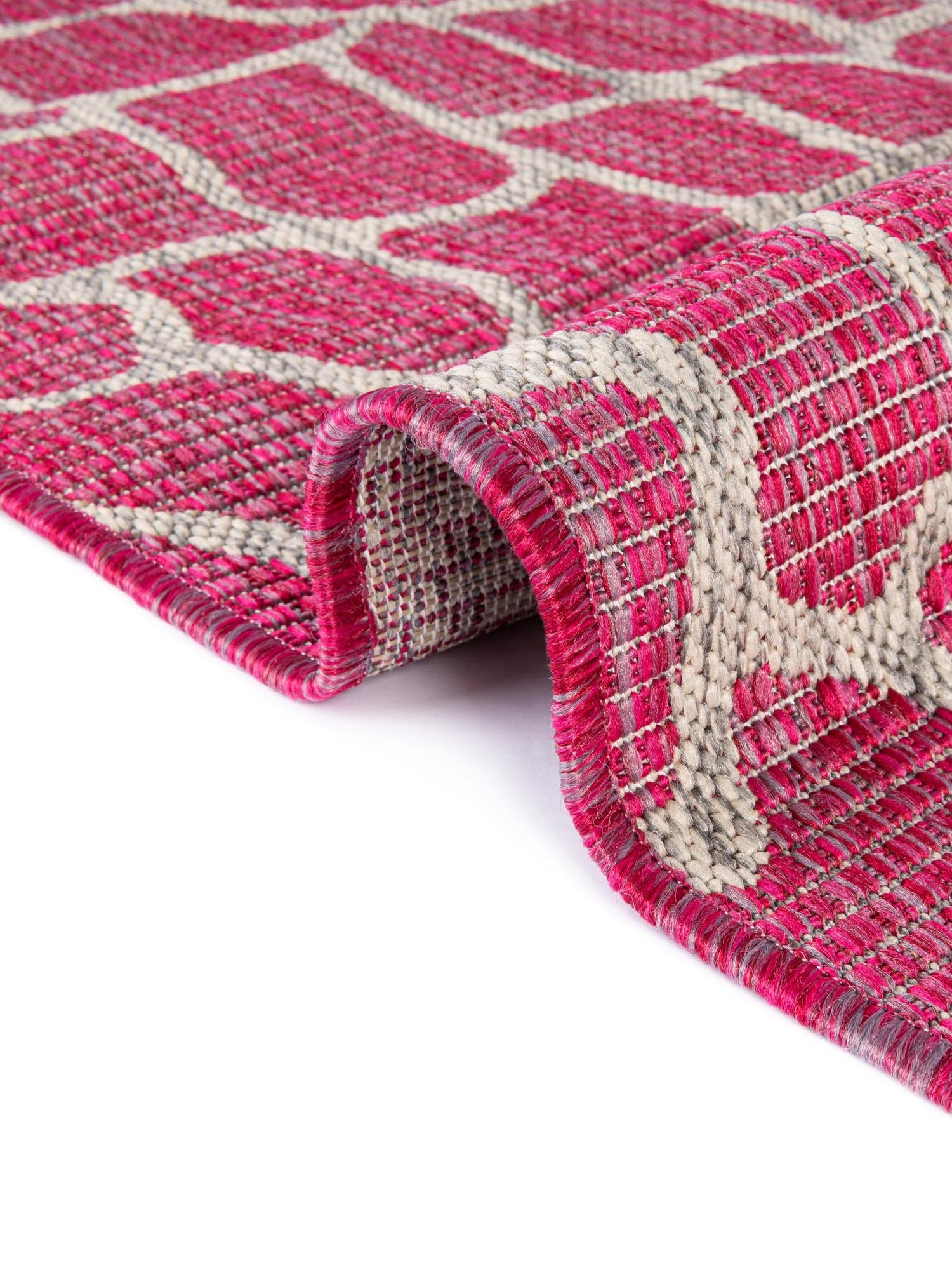 Magenta 4' 1 x 6' 1 Outdoor Safari Rectangle Area Rug Weather Resistant for Patio, Deck, Terrace, Balcony, Porch Animal Print Wildlife Nature Carpet for Sale at Rug Engine