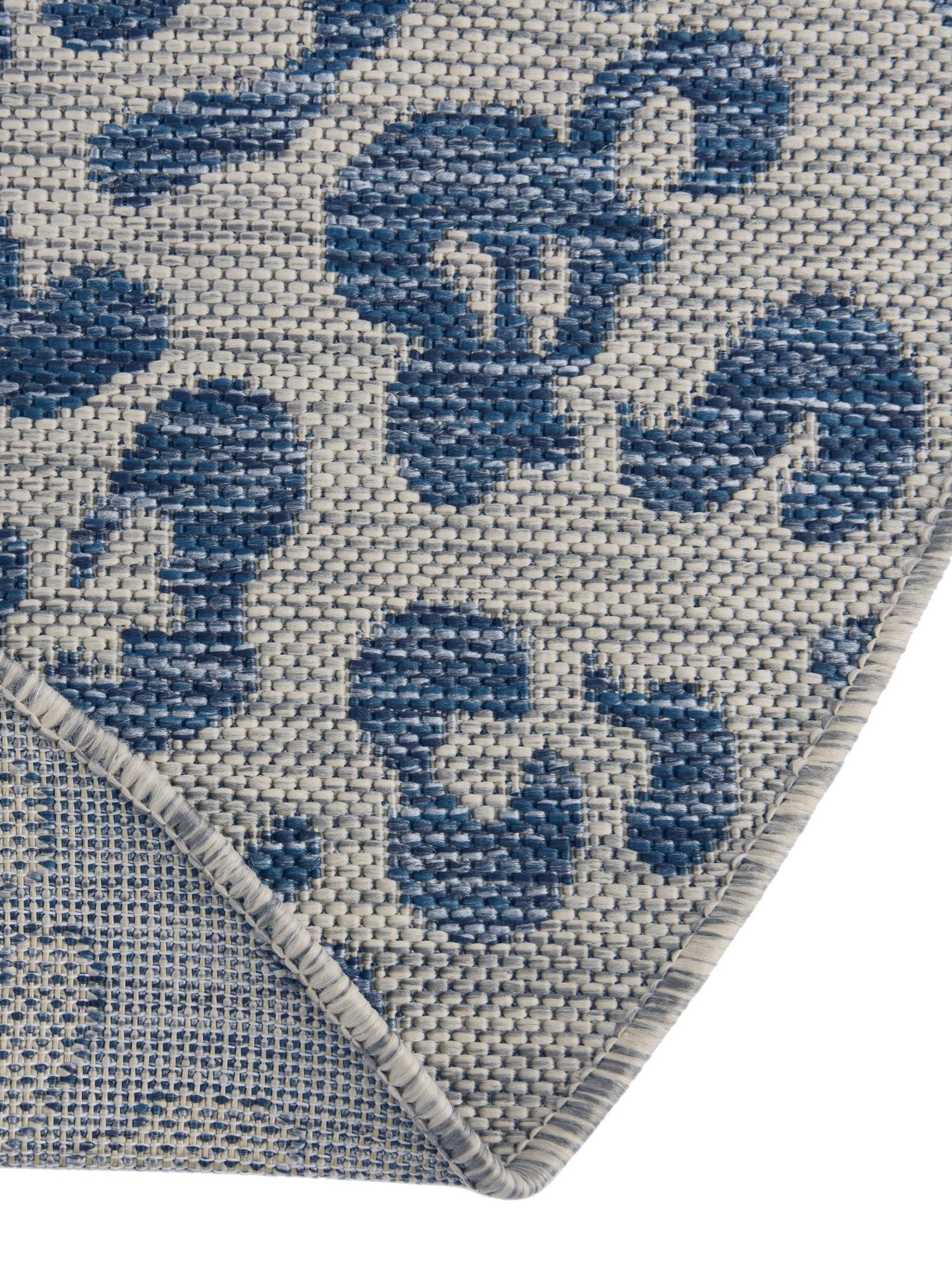 Blue 13' 1 x 13' 1 Outdoor Safari Round Area Rug Weather Resistant for Patio, Deck, Terrace, Balcony, Porch Animal Print Wildlife Nature Carpet for Sale at Rug Engine