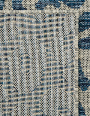 Blue 2' x 6' 1 Outdoor Safari Runner Area Rug Weather Resistant for Patio, Deck, Terrace, Balcony, Porch Animal Print Wildlife Nature Carpet for Sale at Rug Engine