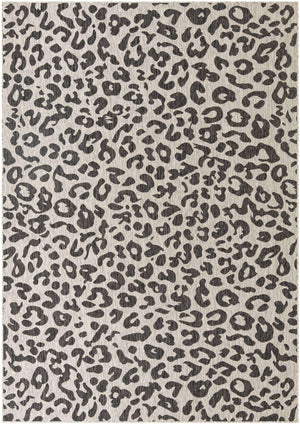 Light Gray 7' 10 x 11' Outdoor Safari Rectangle Area Rug Weather Resistant for Patio, Deck, Terrace, Balcony, Porch Animal Print Wildlife Nature Carpet for Sale at Rug Engine