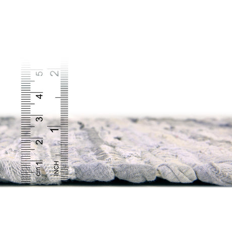 Gray 2' 7 x 9' 10 Chindi Cotton Runner Area Rug Interior Design Home Decor Carpet Mat for Sale at Rug Engine