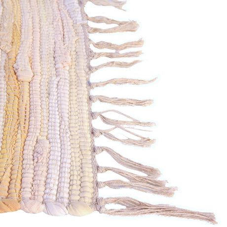 Beige 2' 2 x 3' Chindi Cotton Rectangle Area Rug Interior Design Home Decor Carpet Mat for Sale at Rug Engine