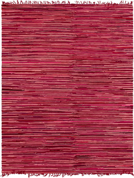 Red 8' x 10' Chindi Cotton Rectangle Area Rug Interior Design Home Decor Carpet Mat for Sale at Rug Engine