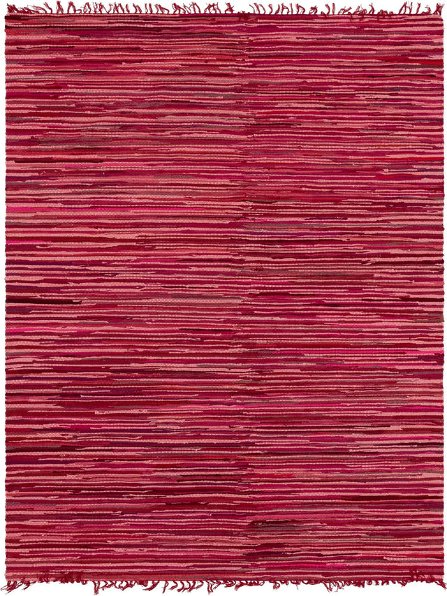 Red 8' x 10' Chindi Cotton Rectangle Area Rug Interior Design Home Decor Carpet Mat for Sale at Rug Engine