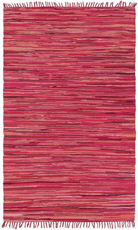 Red 5' x 8' Chindi Cotton Rectangle Area Rug Interior Design Home Decor Carpet Mat for Sale at Rug Engine