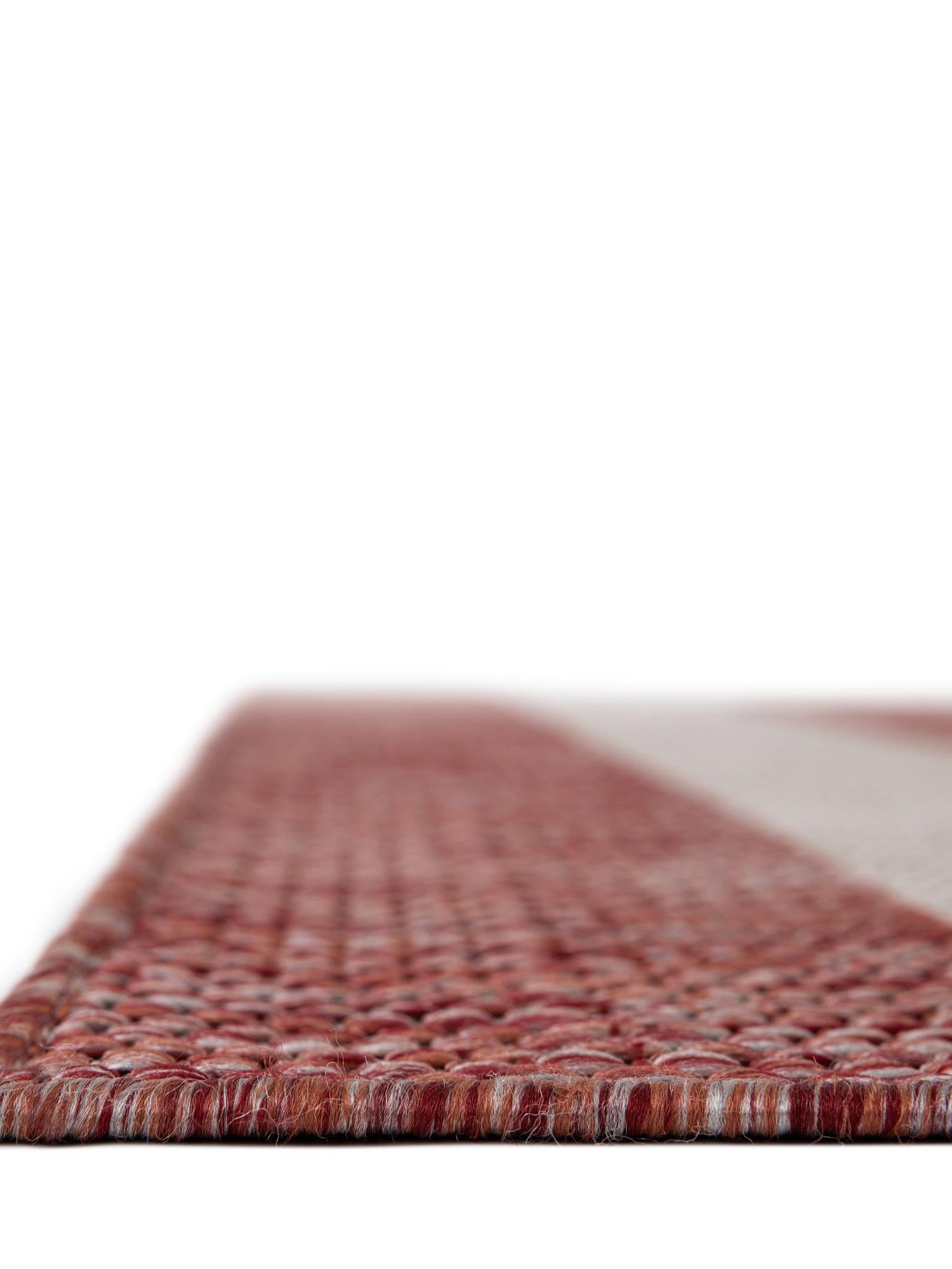 Rust Red 5' 3 x 8' Outdoor Striped Rectangle Area Rug Weather Resistant for Patio, Deck, Terrace, Balcony, Porch Geometric Pattern Waterproof Carpet for Sale at Rug Engine