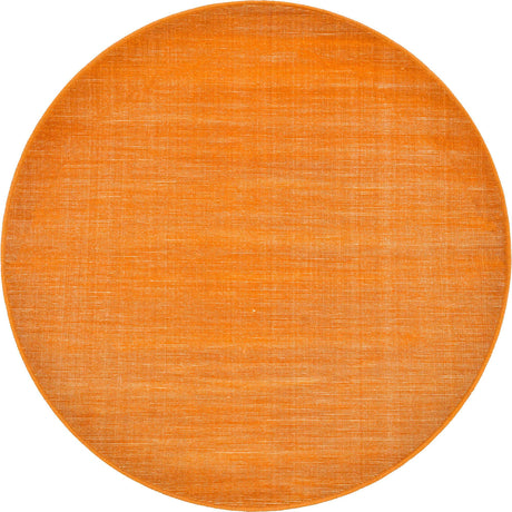 Salmon 3' 7 x 3' 7 Williamsburg Round Area Rug 100% Polypropylene With Cotton Backing Durable Easy Clean Stain Resistant Carpet for Sale at Rug Engine