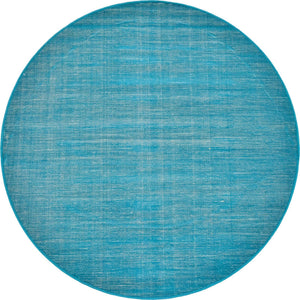 Turquoise 3' 7 x 3' 7 Williamsburg Round Area Rug 100% Polypropylene With Cotton Backing Durable Easy Clean Stain Resistant Carpet for Sale at Rug Engine
