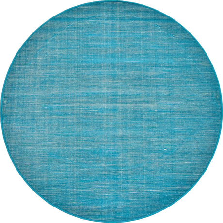 Turquoise 3' 7 x 3' 7 Williamsburg Round Area Rug 100% Polypropylene With Cotton Backing Durable Easy Clean Stain Resistant Carpet for Sale at Rug Engine