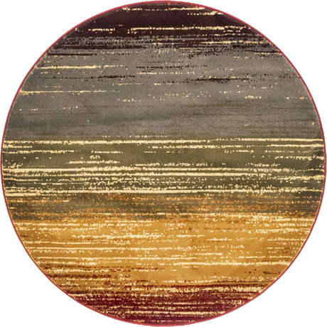 Beige 4' 1 x 4' 1 Barista Round Area Rug 100% Polypropylene Abstract Modern Geometric Carpet for Living Room Dining Office Dorm Room Decor for Sale at Rug Engine