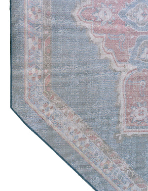 Dark Blue 7' x 7' Utopia Octagon Area Rug Traditional Vintage Persian Inspired Vivid Color Durable Carpet for Unique Interiors for Sale at Rug Engine