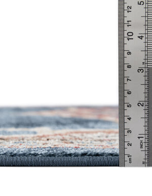 Dark Blue 5' x 5' Utopia Square Area Rug