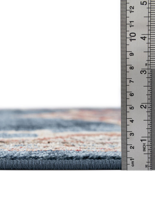 Dark Blue 5' x 5' Utopia Square Area Rug