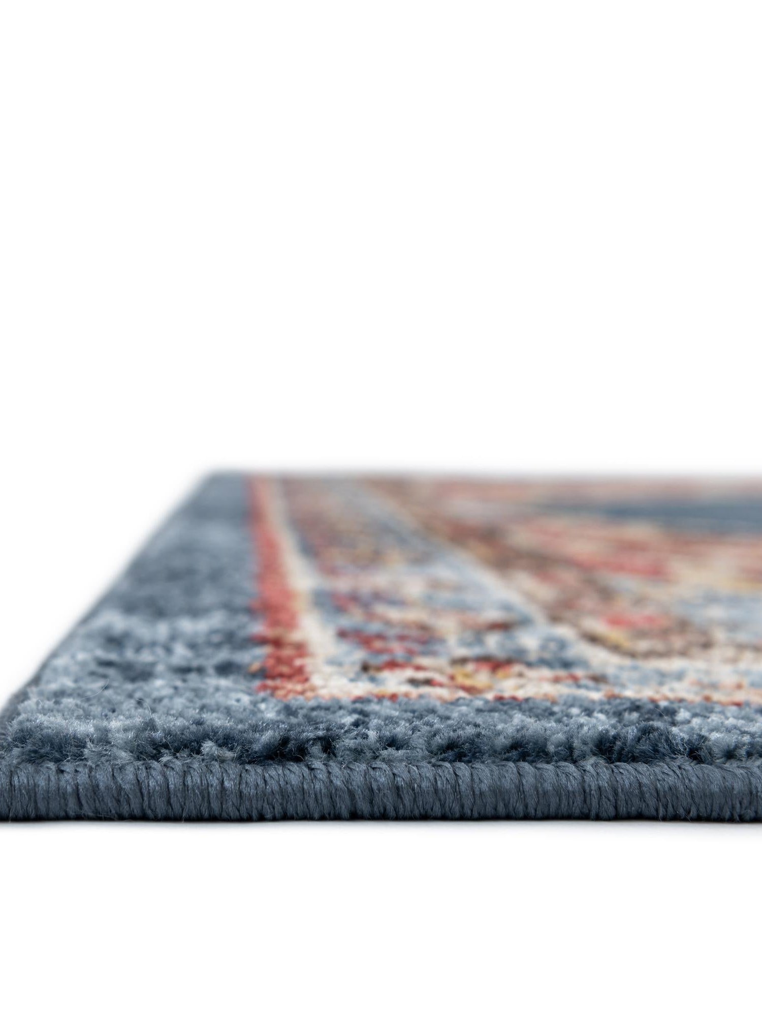 Dark Blue 4' x 4' Utopia Square Area Rug Traditional Vintage Persian Inspired Vivid Color Durable Carpet for Unique Interiors for Sale at Rug Engine